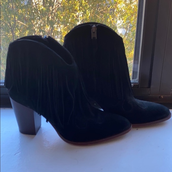 Sam Edelman Cowboy Cowgirl Winter Booties 8 - Picture 4 of 7